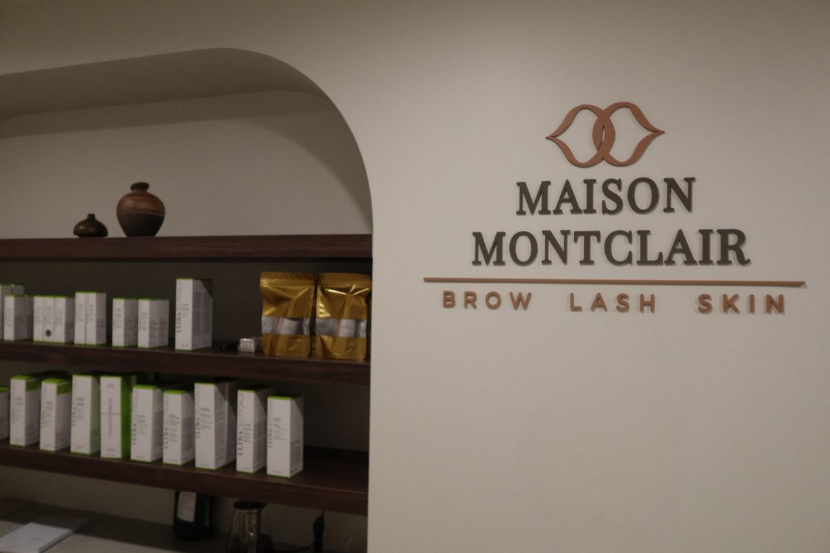 Maison Montclair wall mark and stoneware vases
