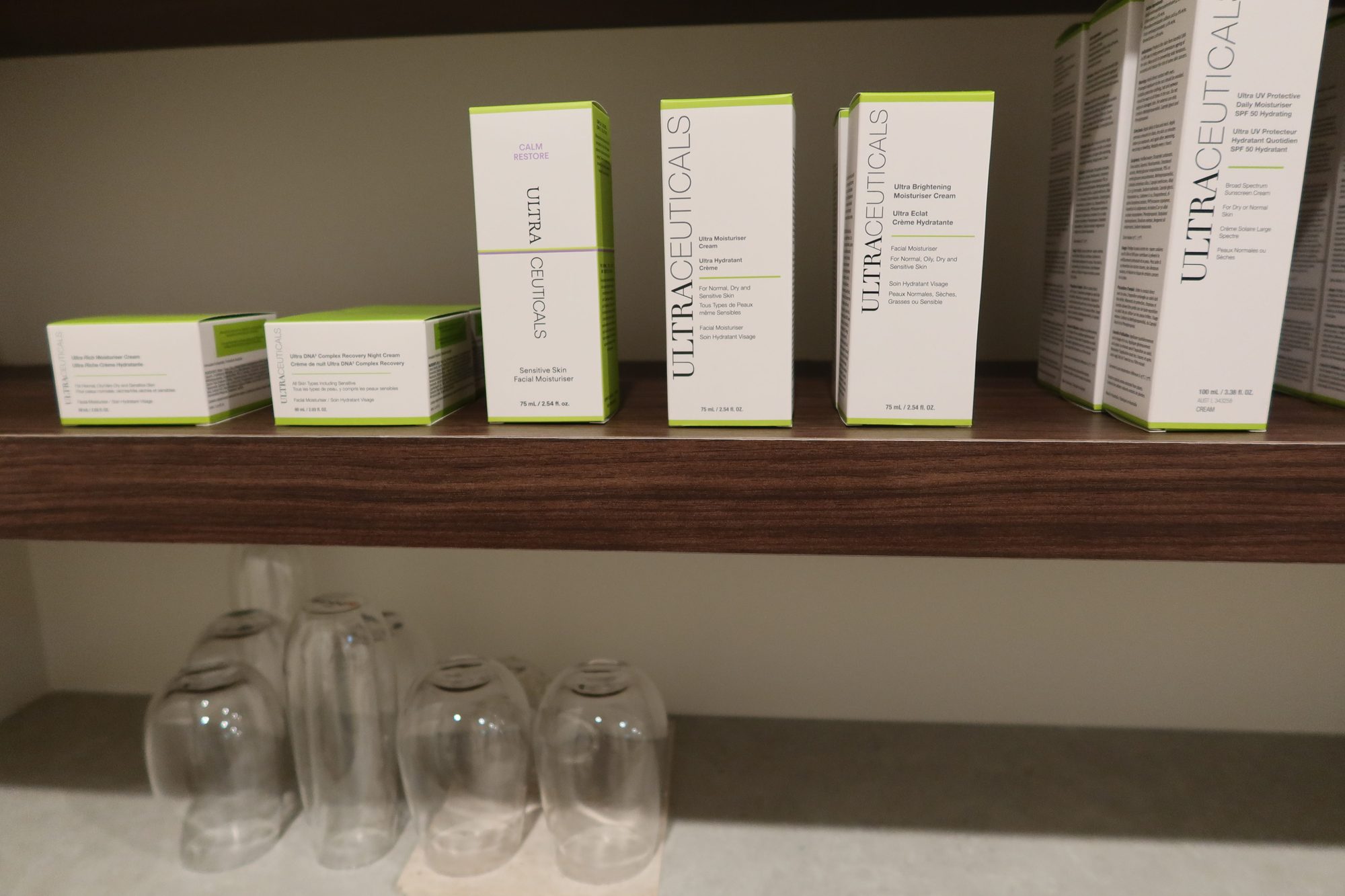 Ultraceuticals skincare range in the Maison Montclair atelier